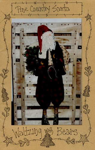 Pine Country 30" Santa Doll Ornament Christmas DÃ©cor Pattern