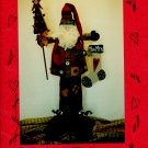 Friends For the Mrs. 32" Wood Santa Ornament Christmas Pattern
