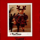 Past Times 25" Cupid Yule Deer Doll Christmas Décor Pattern Karen's Coop