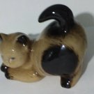 Vintage Siamese cat Figurine 6" Long Kitten MC's 896 Sku 431501