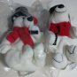 COCA COLAÂ Beanies 2000 Millenia Two Exclusive Designs w/Coca Cola on Clothes
