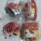 McDonald's 1997 Lady & The Tramp Diseny Complete Set of 4 PVC Figures Sealed!