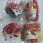 McDonald's 1997 Lady & The Tramp Diseny Complete Set of 4 PVC Figures Sealed!