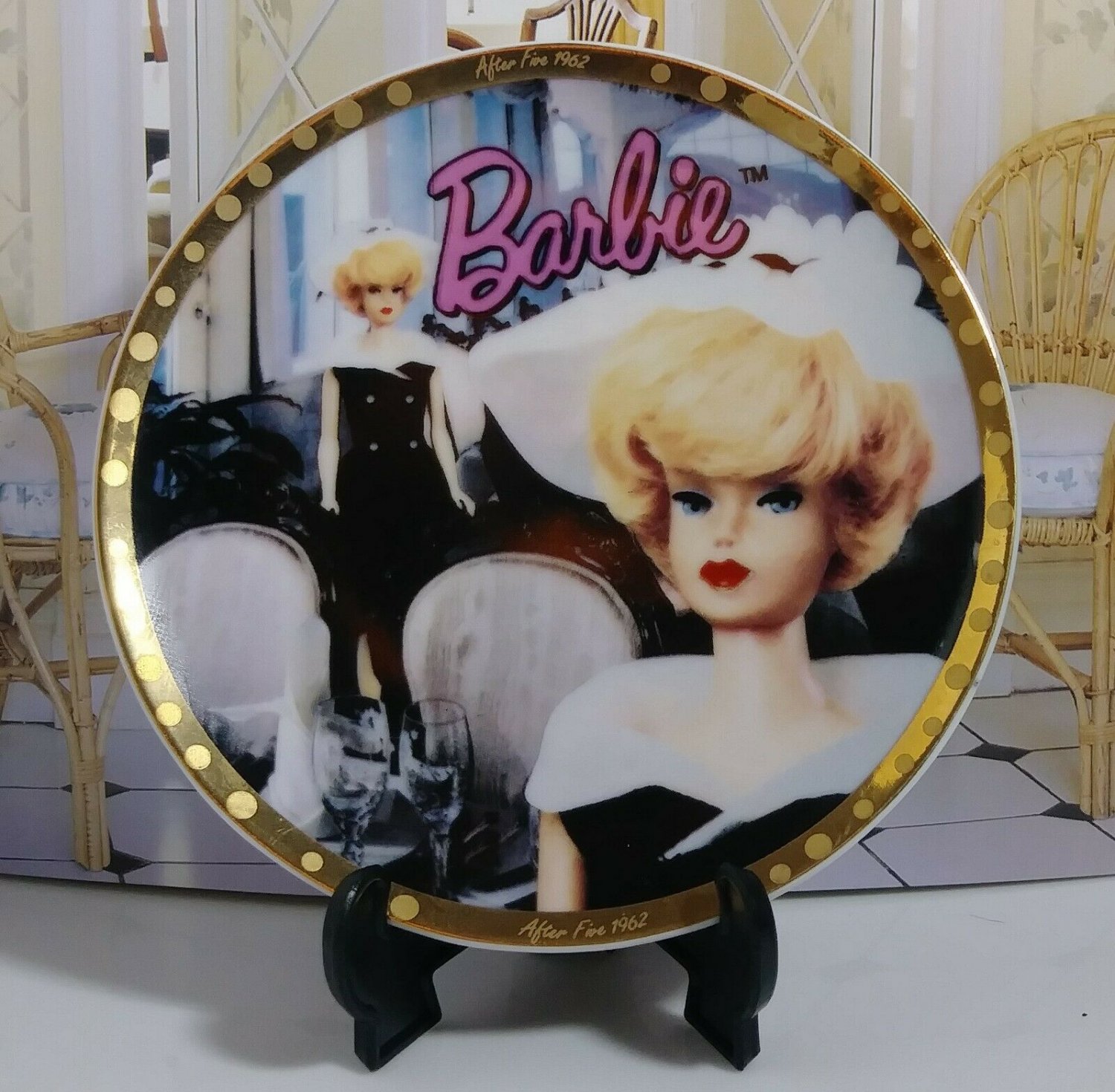 barbie art set with easel