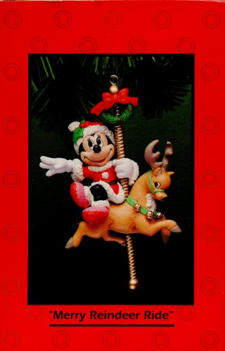 Enesco Mickey & Co. Treasury "Merry Reindeer Ride" Ornament Disney