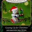 Hallmark 2001 Keepsake Ornament Gearing Up for Christmas Miniatures Box Die-Cast