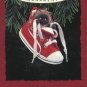 Hallmark Keepsake High Top-purr Cat in Red High-Top Shoe Ornament Dated 1993