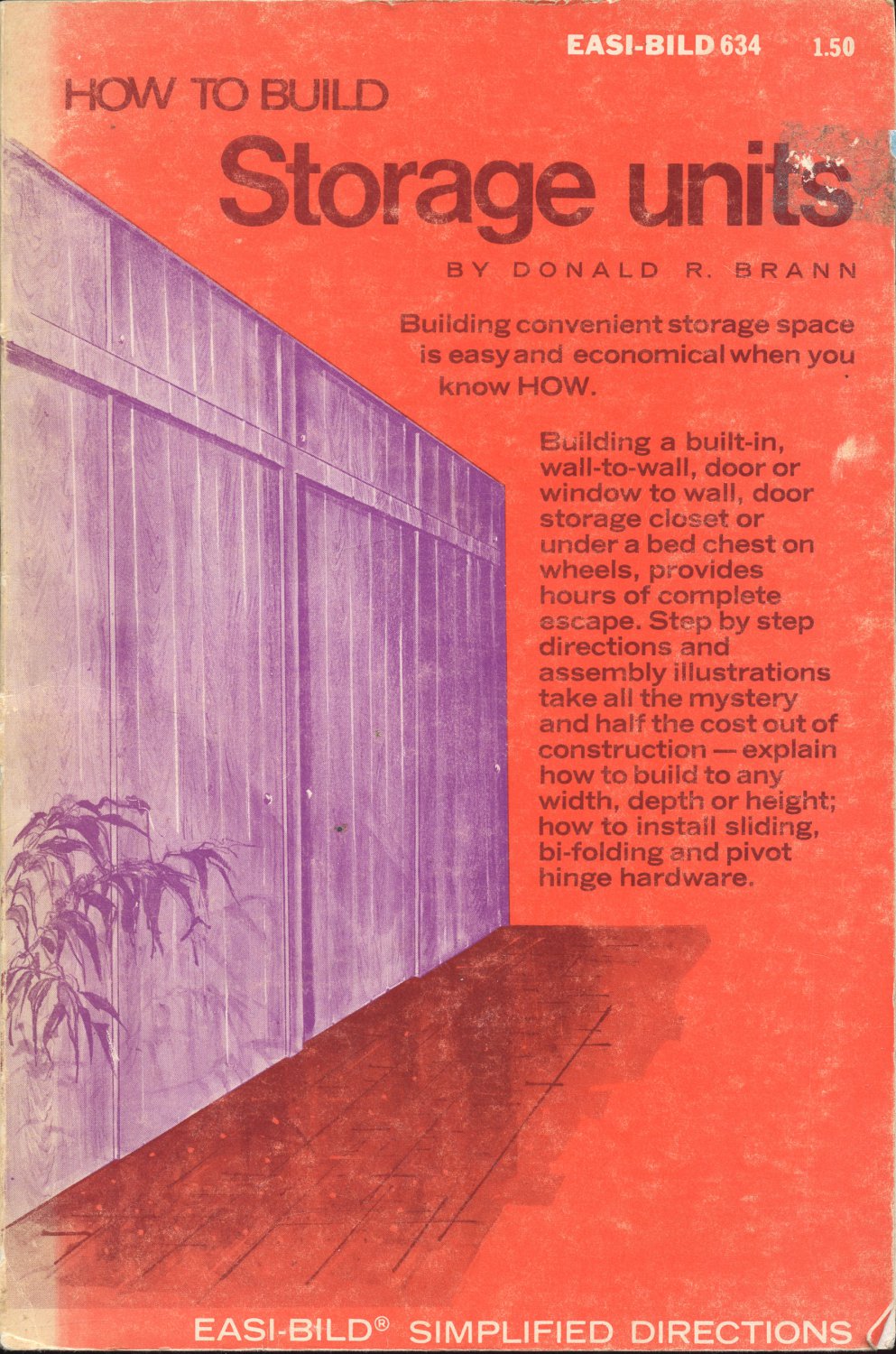 How to Build Storage units, (Easibild simplified directions) Paperback