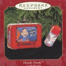 Hallmark Ornament Howdy Doody Tin Lunch Box & Matching Thermos Ornament Set 1999