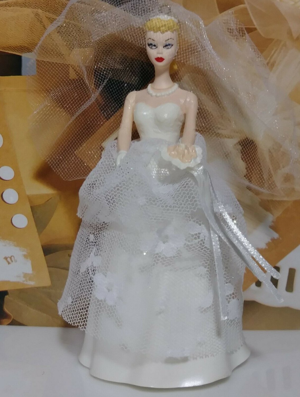 wedding day barbie ornament