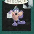 1994 Miniature Hallmark Keepsake Tiny Toon Adventures Dizzy Devil Santa Letter