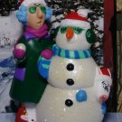 2000 Hallmark Grouchy Old Lady Ornament SELF-PORTRAIT MAXINE Floyd & Snowman