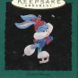 1994 Miniature Hallmark Keepsake Tiny Toon Adventures Buster Bunny Ice Skating