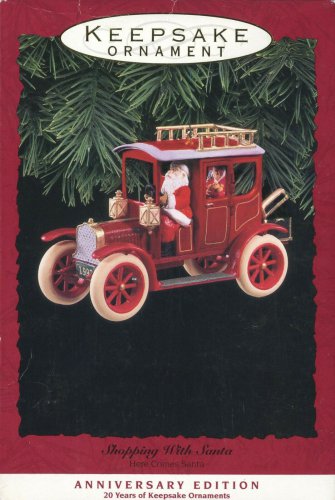 Hallmark Keepsake Shopping With Santa Here Comes Series Anniversary Edition 1993