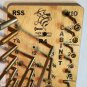 Unique Wood Reference Display with GRK RSS #10 R4 Screws Samples Cabinet Panhead