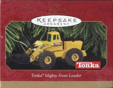 Hallmark Keepsake Ornament 1997 Tonka Mighty Front Loader Trucks Die Cast Metal