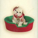 Hallmark Keepsake Christmas Ornament 2007 Puppy Love Bulldog #17 in Series