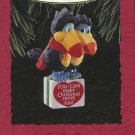 TOU CAN LOVE - Toucan Couple on Christmas Gift - Hallmark Keepsake Ornament 1994