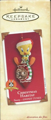 Hallmark Keepsake 2002 Christmas Habitat Looney Tunes Tweety Warner Bro Ornament