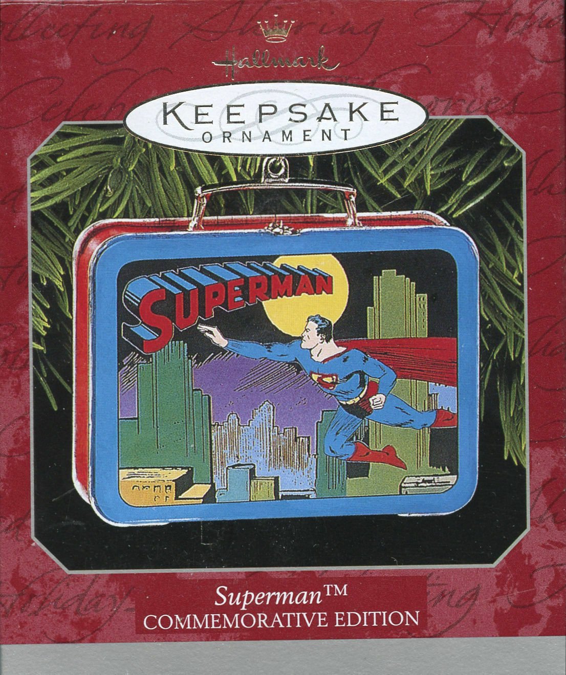 Hallmark Ornament Superman Mini Lunchbox Commemorative Edition 1998