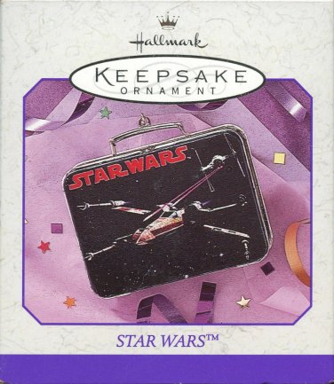 Hallmark 1998 Star Wars 1977 Miniature Lunch Box Replica in Pressed Tin