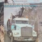 Log Trucker Logging Truck Loggers World Magazine Bucoda WA April 2017 Gordon Ent