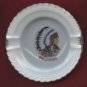 Oklahoma Souvenir Collectors 3 1/2" Plate Chief Warrior Ashtray