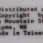 1986 Vermont Covered Bridge Collector's Plate by Green Mountain Studios Taiwan