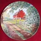 Bart Jerner's Less Traveled Road "The Weathered Barn" Fine China Collector Plate