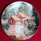 Quiet Reflections VANISHING RURAL AMERICA Grist MILL Hamilton Collection Plate