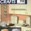 McCall's Crafts 9323 759 Kitchen Essentials 10 Different Appliance Cover Ups