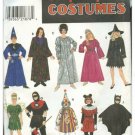 Simplicity Sew Pattern 8285 Kids Costumes Fairy Clown Batman Sorcerer Princes