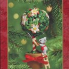 Hallmark Keepsake Christmas Ornament Tending Her Topiary Mouse Gardening 2000