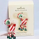 2007 Hallmark Ornament Peppermint Pup Puppy Dog Candy Cane Christmas