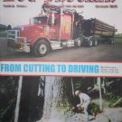 Log Trucker Logging Truck Loggers World Magazine Cutting to Driving January 2018