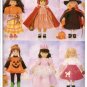 Doll Costumes Gypsy Princess Witch Red Riding Hood Butterick Sewing Pattern