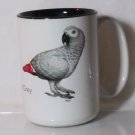 Parrot Coffee Mug Gift I Love My African Grey Very Nice