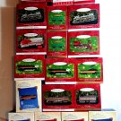 19 Hallmark TRAIN Cars Engines Keepsake Ornament lot SEE PICTURES