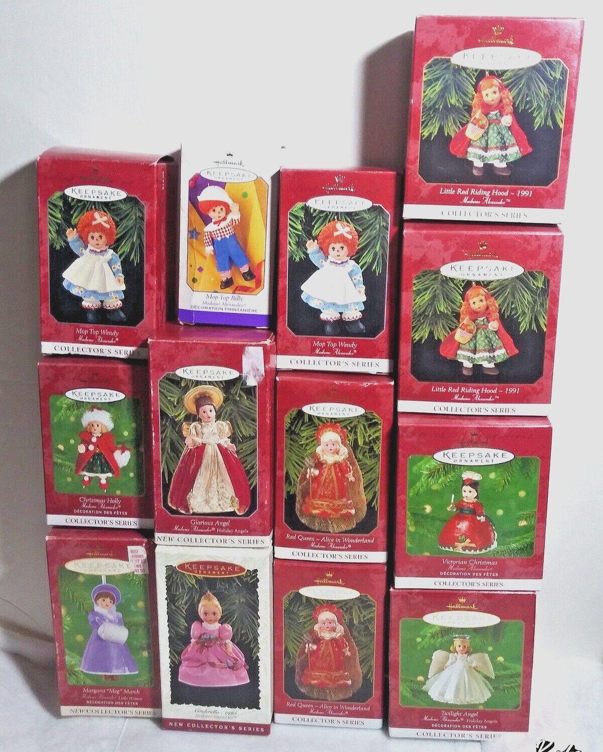 Hallmark Madame Alexander Lot Of 13 Ornaments Lot 2 SEE PICTURES