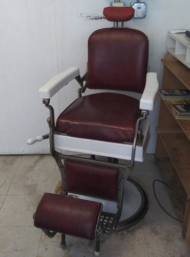 Barber Chair Antique Koken 1900â��s Barber Chair