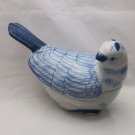Very Nice Blue and White Ceramic Dove Trinket Dish Box