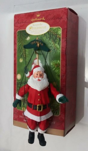Hallmark Keepsake Santa Claus Marionette Ornament 2001 Collector's Club Edition