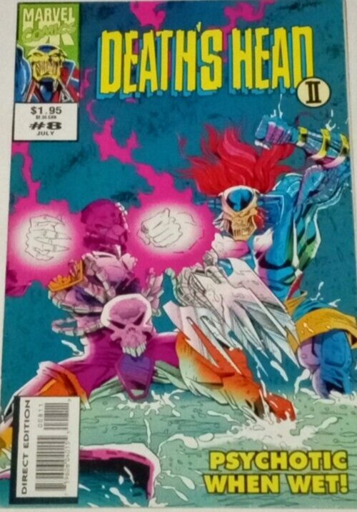 DEATH'S HEAD II COMIC BOOK No 8 BORGS IN THE HOOD! PSYCHOTIC WHEN WET!