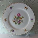 Fine China Floral Dinner salad Plate Bohemian Czechoslovakia Pirkenhammer 8" dia Fine China Floral Dinner salad Plate Bohemian Czechoslovakia Pirkenhammer 8" dia