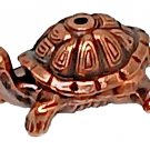 Itty Bitty Tiny Copper Turtle Shaped Incense Stick Burner Stand Holder Small
