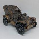 Vintage 1906 Oldsmobile Bronze Colored Metal Car Coin Bank Banthrico 1974