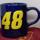 NASCAR Jimmie Johnson #48 3D 12 oz. Coffee Mug Blue & Yellow Signature Racing NASCAR Jimmie Johnson #48 3D 12 oz. Coffee Mug Blue & Yellow Signature Racing