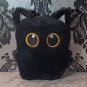 Super Cute Black Cat Plush Toy Doll Small Backpack Charm Pillow Cushion Dangle