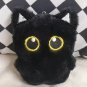 Super Cute Black Cat Plush Toy Doll Small Backpack Charm Pillow Cushion Dangle