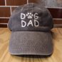 Gray DOG DAD Baseball Cap White Lettering Adjustable Pup Puppy Hat New No tags